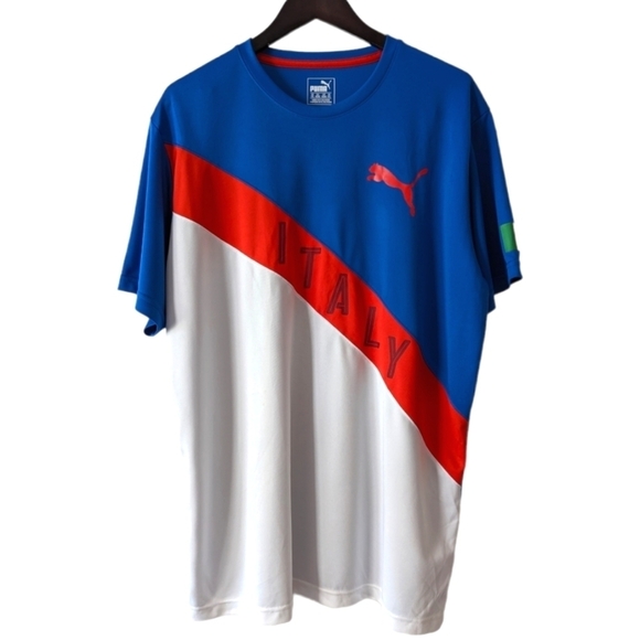 Puma Men's Short Sleeve Italy T-Shirt Size XXL - Picture 1 of 7